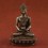 Oxidized Copper Alloy 7.5" Amitabha/Amida Opame Buddha Statue from Patan, Nepal