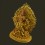 Fine Quality Tibet 11.5" Megh Sambara Gold Gilded Copper Statue from Patan Nepal