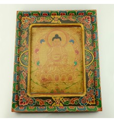 Shakyamuni Buddha Wooden Painting