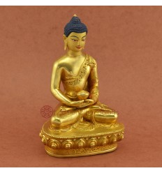 Fine Quality 7.5" Amitabha Buddha / Opame Statue of "Infinite Light and Life" Buddha Statues Patan, Nepal