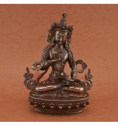 Fine Quality 9" Vajrasattva / Bajrasattva Statue Handmade in Patan, Nepal