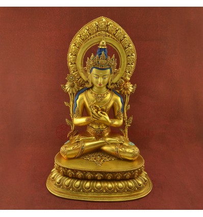 Fine Quality Hand Carved 19.25” Maitreya The Future Buddha Copper Statue Patan