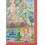 39.5" x 29.5" White Tara Thangka Painting