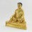 Fine Quality Gold Gilded Face Painted Hand Carved  7.5" Guru Marpa Copper Statue From Patan Nepal.