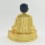 Fine Quality Gold Gilded Face Painted Hand Carved  7.5" Guru Marpa Copper Statue From Patan Nepal.