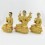 Hand Carved Fine Quality 8.5” Guru Tsongkhapa Copper Statues Set Patan, Nepal