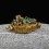 Gold Plated Yellow Jambhala Silver Ghau / Pendant / Prayer Box