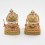 Fine Hand carved Tibetan Buddhist 7" Kapala Set