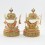 Fine Hand carved Tibetan Buddhist 7" Kapala Set