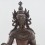 Oxidized Copper Alloy 14.5" Vajrasattva Statue From Patan, Nepal