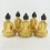 8.5” Dhyani Buddha or Pancha Buddha Statues Set