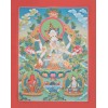 32.5" x 24.5" Namgyalma Thankga Painting