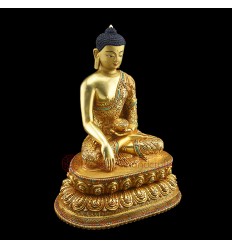 Fine Quality 12.5" Shakykamuni Buddha Tomba Statue