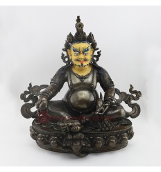 Hand made 17.5" Yellow Dzambhala Statue From patan,Nepal.