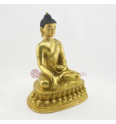 Fine Quality Hand Made  Copper Alloy 11.5" Shakyamuni Buddha Statue