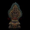 Electro Gold Plated Copper Alloy with Siko Design 15" 1000 Armed Avalokiteshvara / Chenrezig Statue