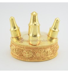 Fine Quality  Copper Alloy with Fully Gold Plated 6" Torma Mandala
