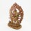 Hand Made 24 Karat Gold Gilded and Hand Painted Face 13.5" Chakrasamvara Statue