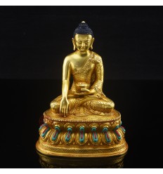 Hand Made 6.5" Sakyamuni Buddha Tomba Statue
