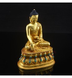 Hand Made 6.5" Sakyamuni Buddha Tomba Statue