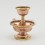 Fine Hand carvings Copper Alloy with Brass Rings 4" Serkyem Set