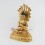 Hand carved Gold Gilded 11" Nagarjuna Budddha Statue