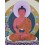 Fine Quality 21.5" x 16.5" Amitabha Buddha Thangka Scroll Painting