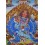 Fine Quality  32.5" x 24" Yamantaka with Consort Thangka  Scroll Painting