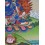 17"x13.25" Black Mahakala Thangka Painting