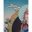 17.5" x 13.5" Guru Padmasambhava Thangka Scroll Painting