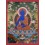 29" x 22" Medicine Buddha Thangka Scroll Painting