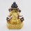 Hand Made 24 Karat Gold Gilded and Hand Painted Face 12" Guru Naropa Statue