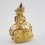 Hand Made Copper Alloy with 24 Karat Gold Gilded and Hand Painted Face 9" Vajradhara Dorje Chang Statue