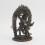 Hand Made 7.5" Ekajati Statue Oxidized Copper Alloy Gold Gilded Statue, Patan