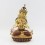 Hand made Copper Alloy with partly  Gold Gilded 12.5” Vajradhara / Chanadorje Statue