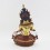 Hand made Copper Alloy with partly  Gold Gilded 12.5” Vajradhara / Chanadorje Statue