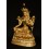 Fine Quality Hand Carved Gold Face Painted 13.5" Green Tara Copper Gold Gilded Statue From Patan, Nepal.