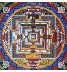 Kalachakra Mandala Thangka Painting Patan, Nepal