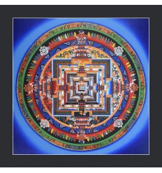 Kalchakra Mandala Thangka Painting