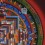 Kalchakra Mandala Thangka Scroll Painting From Patan, Nepal.