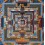 Kalachakra Mandala Thangka Scroll Painting From Patan, Nepal.