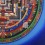 Kalchakra Mandala Thangka Scroll Painting From Patan, Nepal.