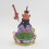 Hand Painted 9 inch_guru rinpoche / guru Rinpoche statue From Patann, Nepal.