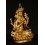 Fine Quality 12" Chenrezig Copper with Gold Gilded Hand Carved Gold Face Painted Statue Patan