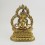 Hand Carved Copper Alloy with Gold Gilded Aparmita / Amitayus / Tsepame Statue