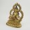 Hand Carved Copper Alloy with Gold Gilded Aparmita / Amitayus / Tsepame Statue