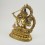 Hand Carved Copper Alloy with Gold Gilded 10.5" Manjushree / Jampelyang Statue