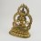 Hand Carved Copper Alloy with Gold Gilded 11" Vajrasattva / Dorje Sempa Statue