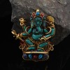 Tibetan Buddhist Sacred Ritual Sterling Silver Ghau Gau Pendant Frm Patan, Nepal