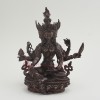 Hand Made Copper Alloy in Oxidation Finish 9" Vasundhara Statue